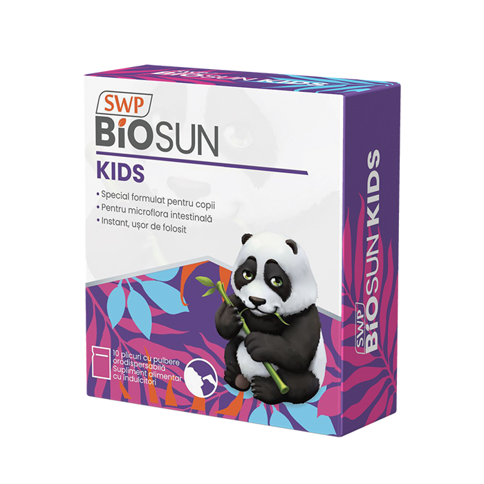 BioSun Kids, 10 plicuri, Sun Wave Pharma Biosun imagine noua