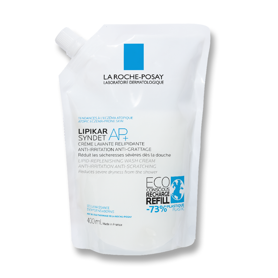 Rezerva eco Crema de spalare anti-iritatii pentru piele sensibila Lipikar Syndet AP+, 400 ml, La Roche-Posay 400 imagine noua