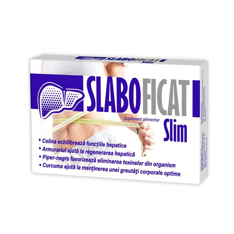 Slaboficat Slim, 30 Capsule, Ajutor Pentru Silueta