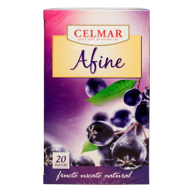 Ceai fructe afine 2 g, 20 plicuri Celmar Ceaiuri si tincturi 2023-09-23