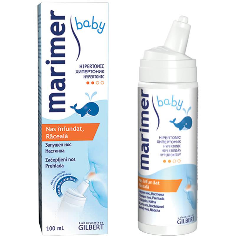 Marimer Spray nazal hipertonic baby, 100 ml 100 imagine 2022