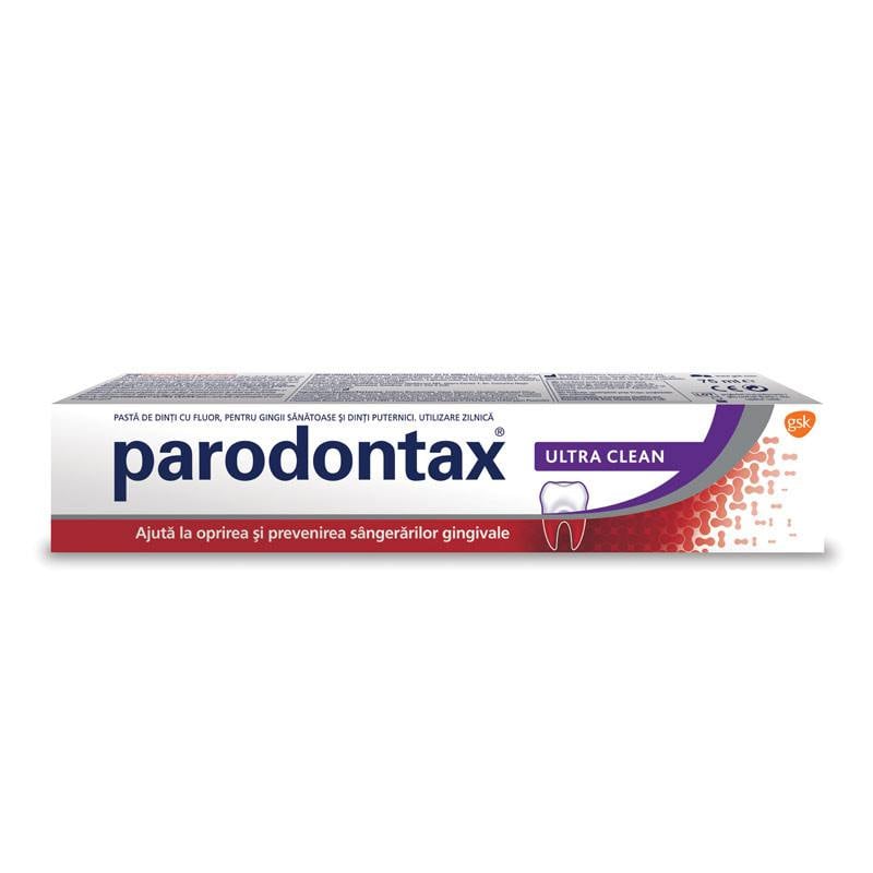 Parodontax Ultra Clean 75 ml Clean imagine teramed.ro