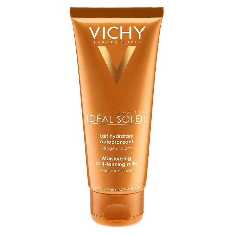 VICHY Ideal Soleil Lapte autobronzant pentru fata si corp, 100ml Frumusete si ingrijire