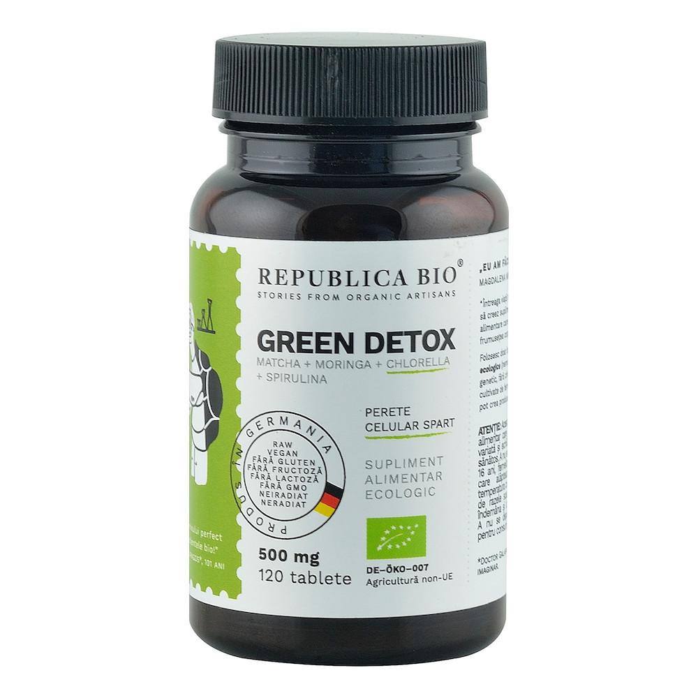 Green Detox ecologic 120 tablete, Republica BIO 120 imagine 2021
