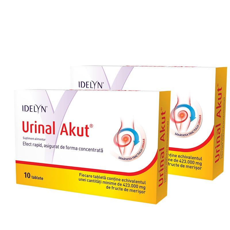 W Idelyn Urinal Akut, 10 capsule 1+1 Cadou Genito-urinar 2023-10-03