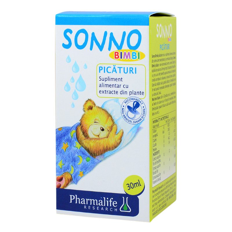Picaturi Sonno bimbi , 30 ml Bimbi imagine noua