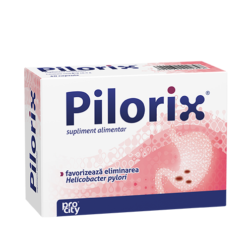 Pilorix, 30 capsule, probleme digestive capsule imagine noua