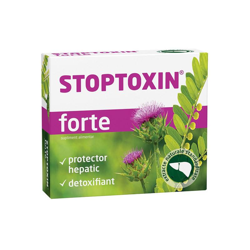Stoptoxin forte, 30 capsule Hepatoprotectoare 2023-09-22