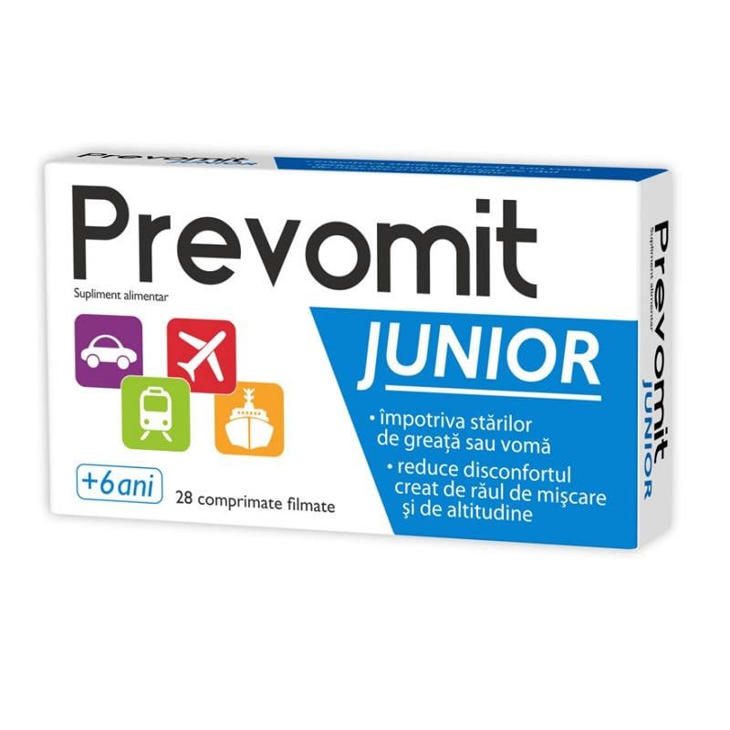 Prevomit Junior, 28 Comprimate Filmate