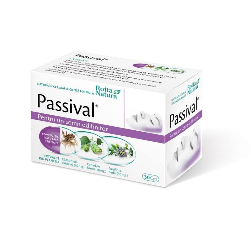 Passival, 30 capsule Rotta Natura capsule imagine noua