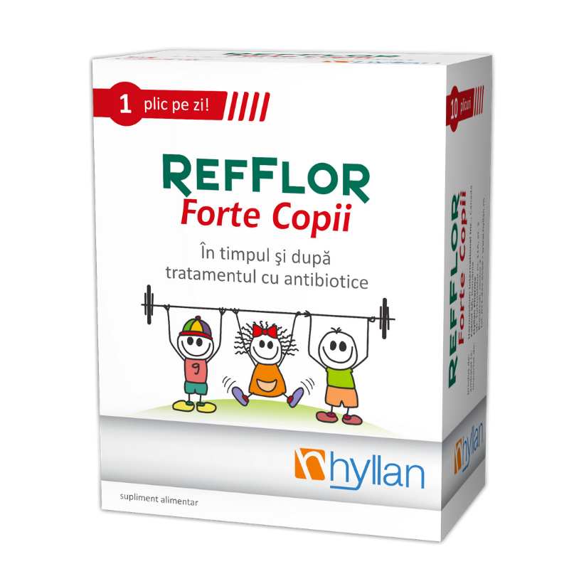 Refflor Forte Copii, 10 Pliculete