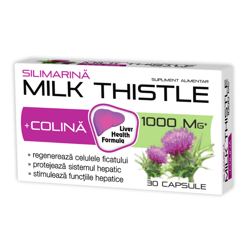 Milk thistle silimarina, 30 capsule