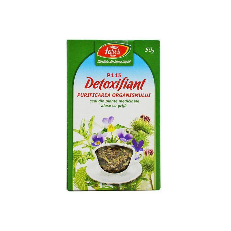 Ceai detoxifiant organism purificat x 50 g far