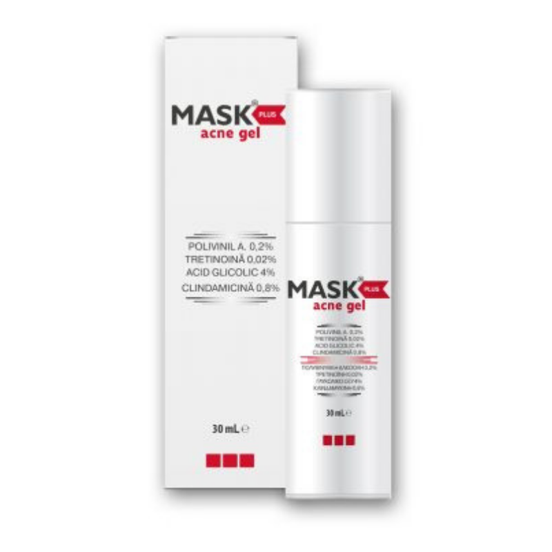 Mask Plus gel anti-acnee, 30ml 30ml imagine teramed.ro