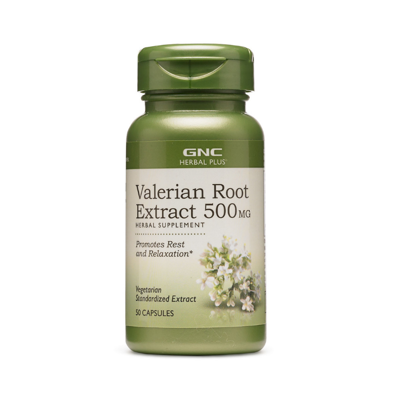 GNC Extract Standardizat din Radacina de Valeriana 500 mg, 50 capsule La Reducere 500