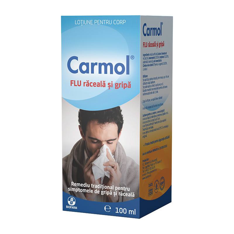 Carmol Flu raceala si gripa, 100 ml Scadere febra 2023-09-24