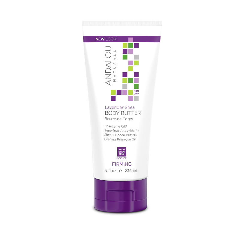 Andalou lavender shea firming body butter 236ml