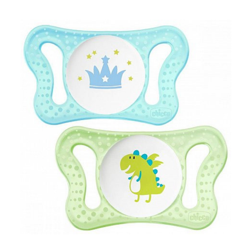 CHICCO Suzeta silicon Physio Micro 0-2 luni BAIETI 2 buc 75121-7 0.2%