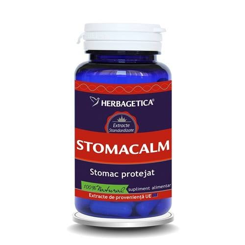 Herbagetica Stomacalm, 60 capsule Antiacide imagine teramed.ro