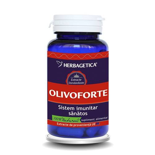 Olivoforte, 60 capsule, Herbagetica capsule imagine teramed.ro