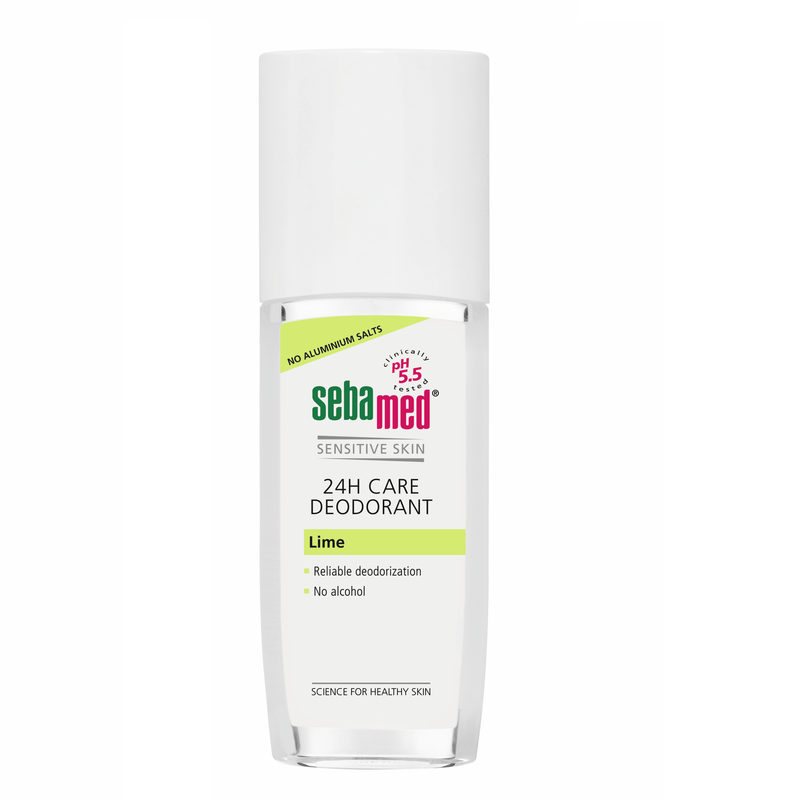 Sebamed Sensitive Skin, Deodorant spray Lime 24h, 75ml 24h imagine teramed.ro