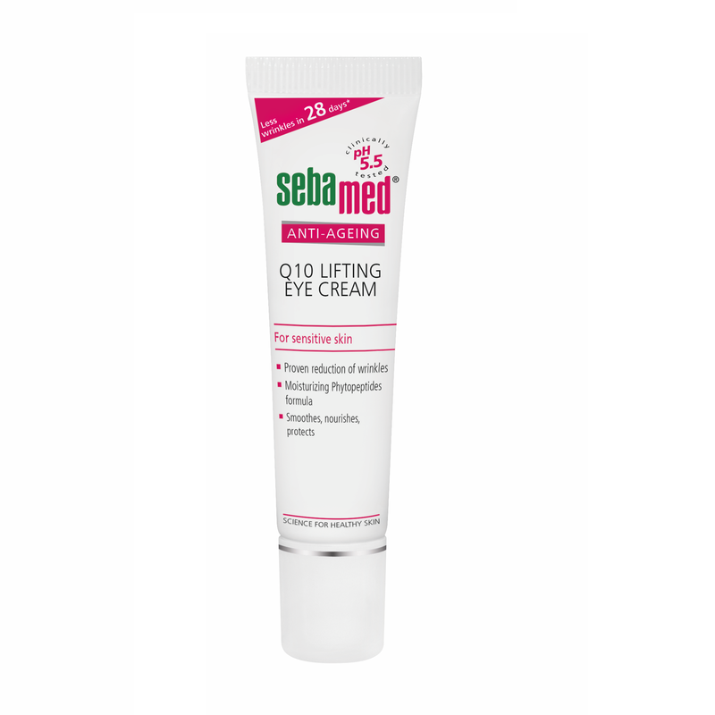 Sebamed Anti Ageing, Crema dermatologica contur de ochi cu Q10, 15ml 15ml imagine teramed.ro