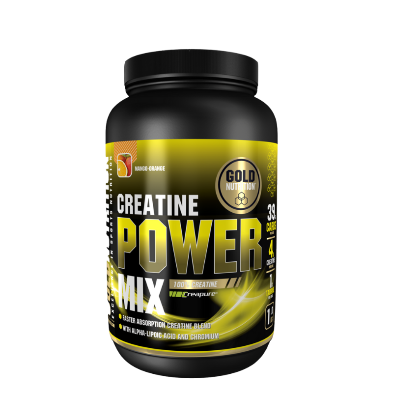 Gold Nutrition Creatine Power Mix Portocale Si Mango, 1 Kg