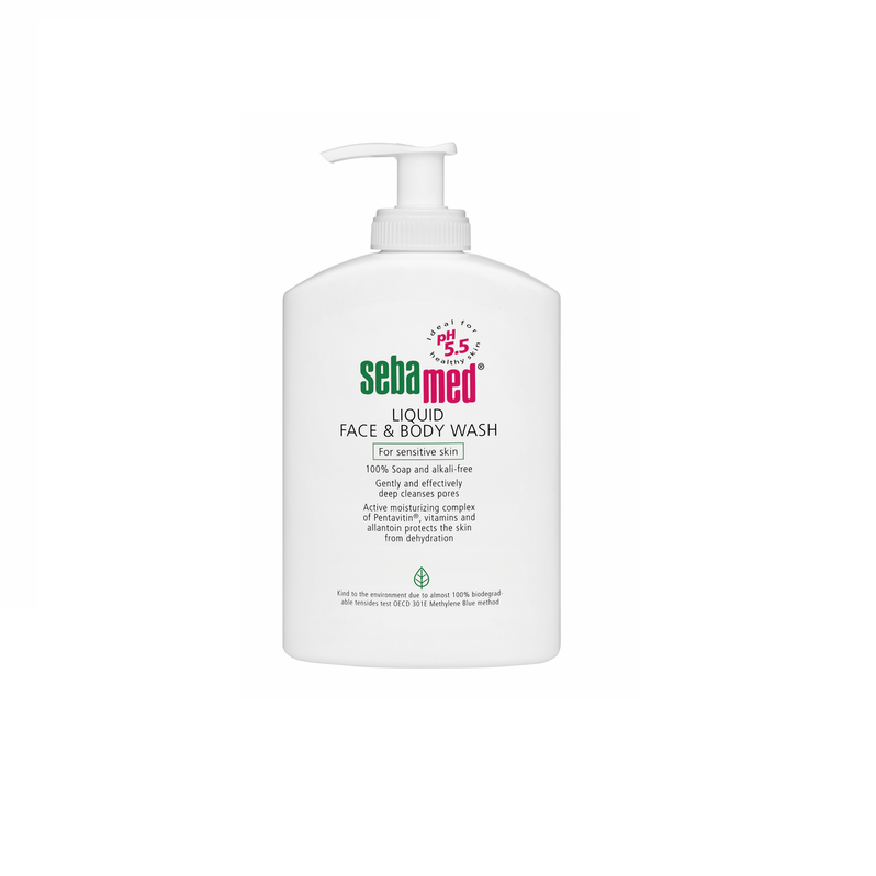 Sebamed Lichid Dermatologic De Curatare Pentru Fata Si Corp, 300 Ml