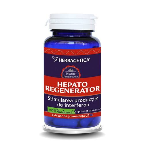 Herbagetica Hepato regenerator, 120 capsule 120 imagine teramed.ro