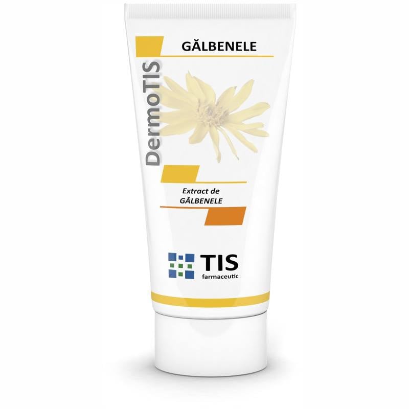 DermoTIS unguent cu galbenele, 50 ml TIS Cicatrizante, rani si iritatii 2023-09-24