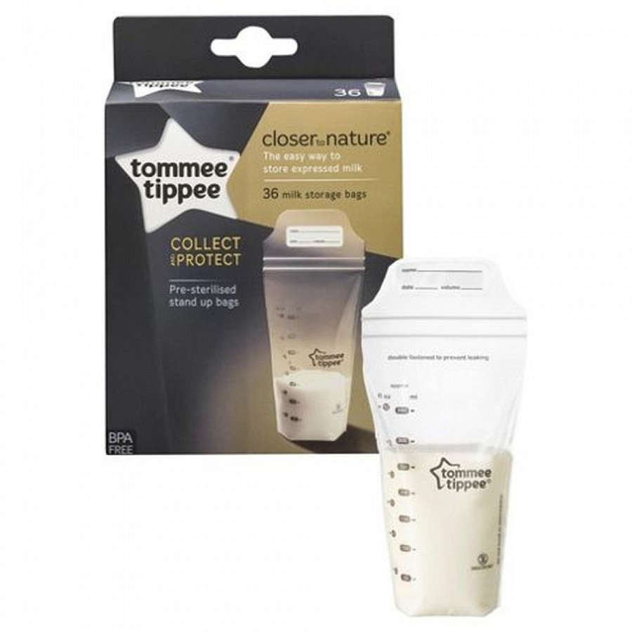 Tommee Tippee Pungi stocare lapte matern Closer to Nature, 36 bucati bucati imagine teramed.ro