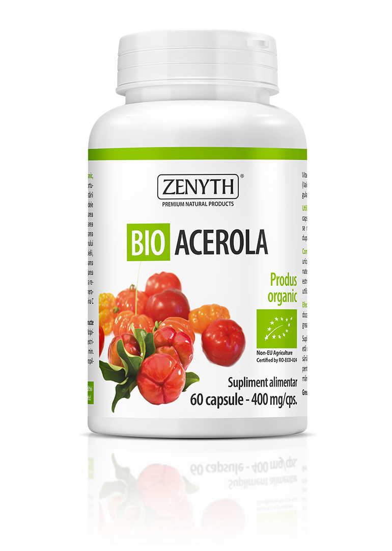 Bio Acerola 400 mg, 60 capsule, Zenyth 400 imagine teramed.ro