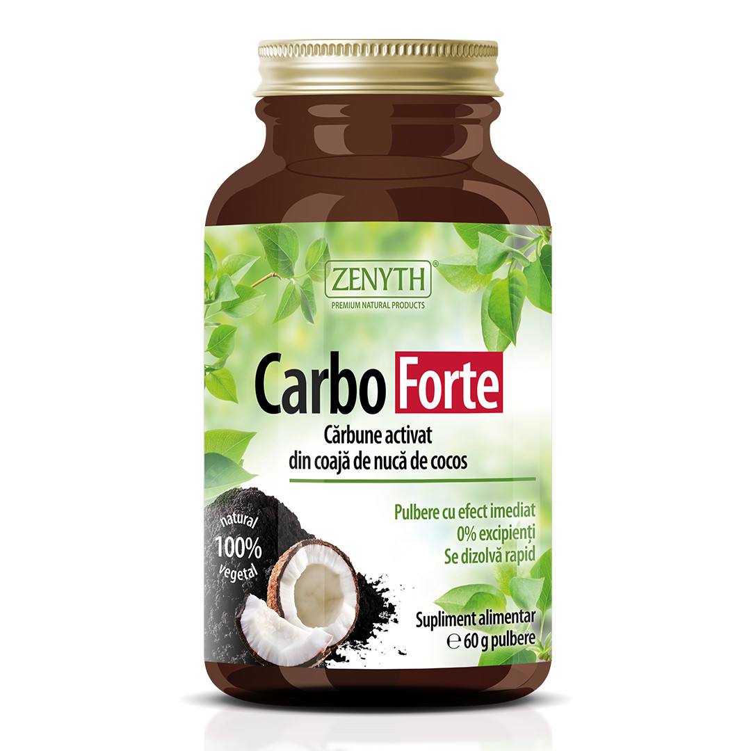 Zenyth Carbo Forte carbune activat, 60 g Balonare 2023-10-02