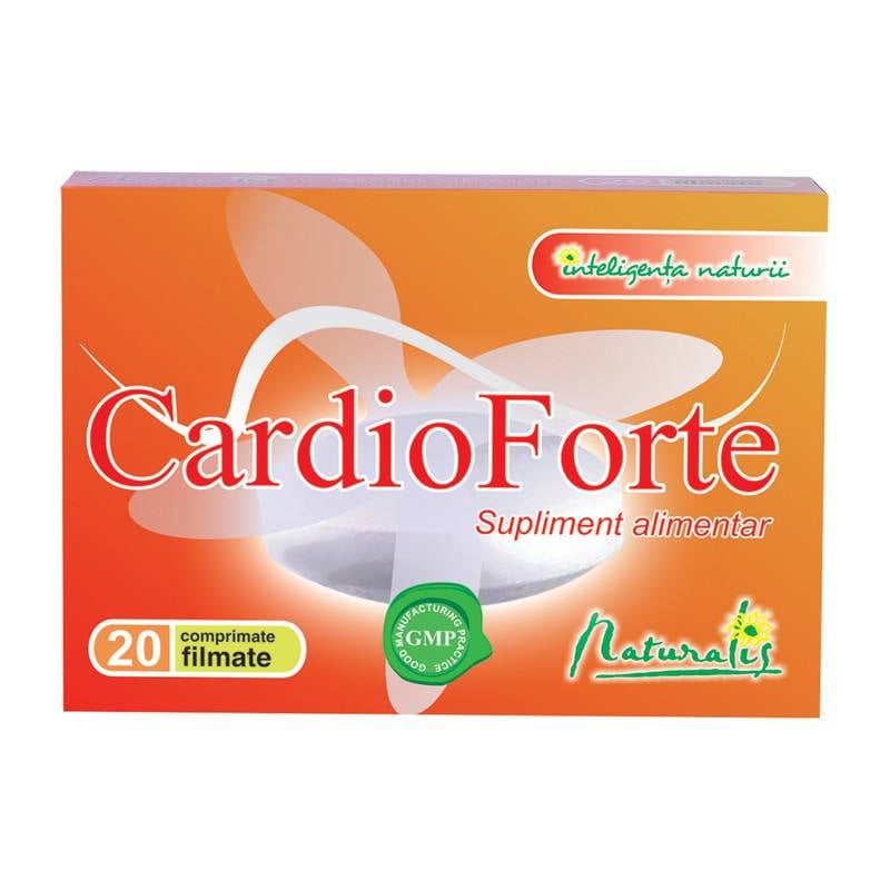 Naturalis Cardioforte, 20 comprimate Cardio imagine noua
