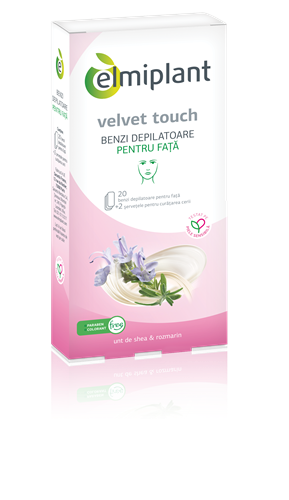 Elmiplant Velvet Touch Benzi Depilatoare Fata, 20 Buc Benzi imagine noua
