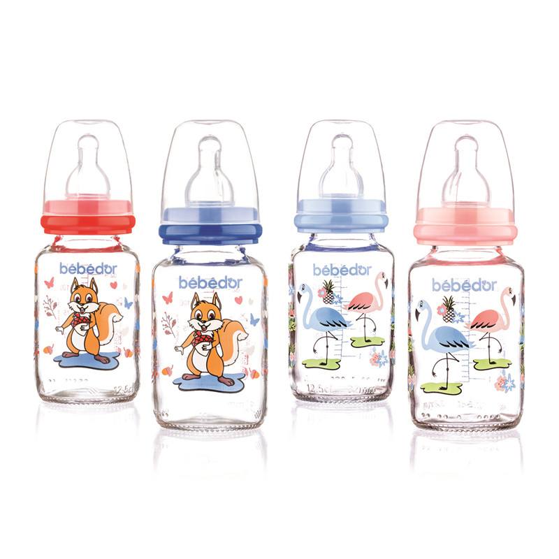 Bebe Dor biberon din sticla cu tetina silicon 125ml -30302 -30302 imagine 2021