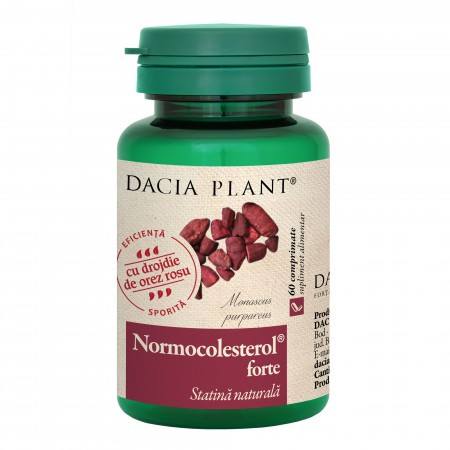 Dacia Plant Normocolesterol Forte, 60 cpr. Scaderea colesterolului 2023-09-22