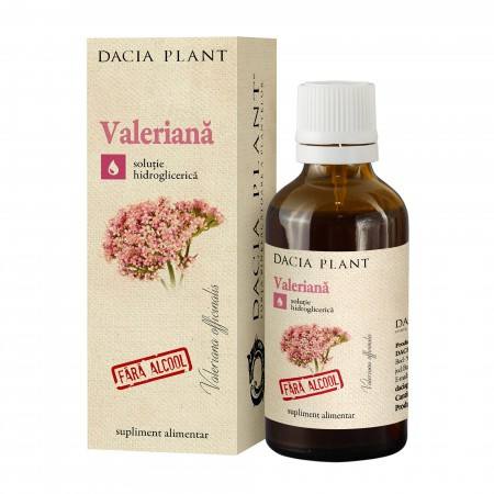 Dacia Plant Tinctura valeriana fara alcool, 50 ml alcool imagine teramed.ro