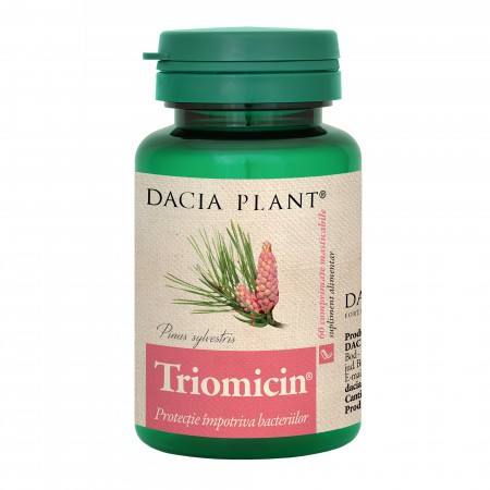 Dacia Plant Triomicin, 60 comprimate comprimate imagine 2022