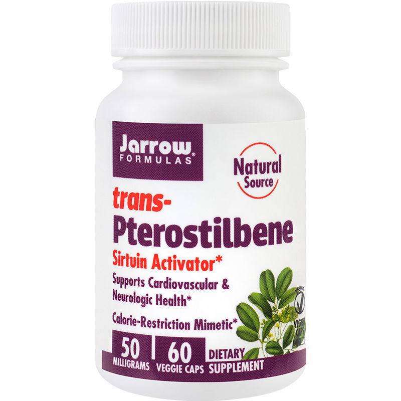 Secom trans – Pterostilbene 50mg, 60 capsule vegetale 50mg imagine noua