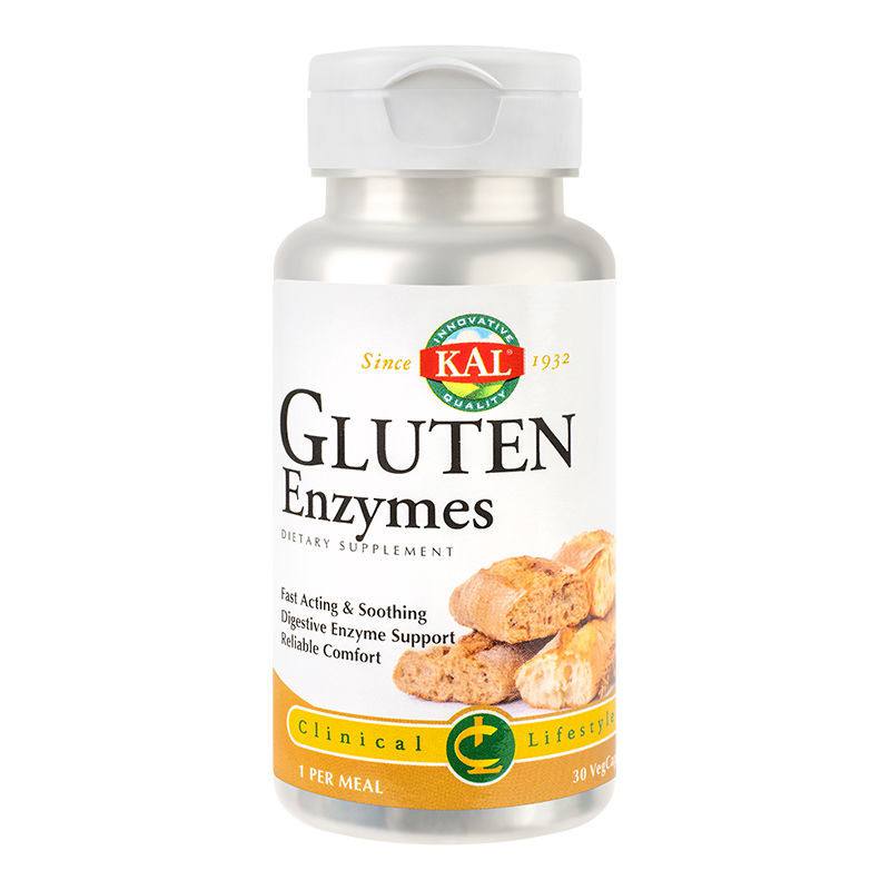Secom Gluten Enzymes, 30 capsule vegetale, digestie usoara capsule imagine 2022