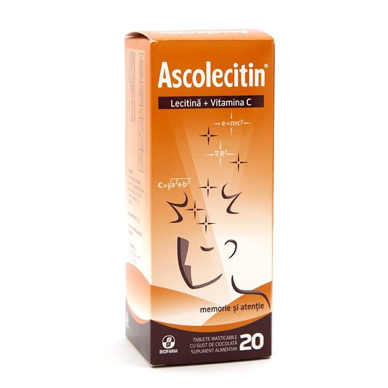 Biofarm Ascolecitin, 20 comprimate Vitamina C 2023-10-03 3