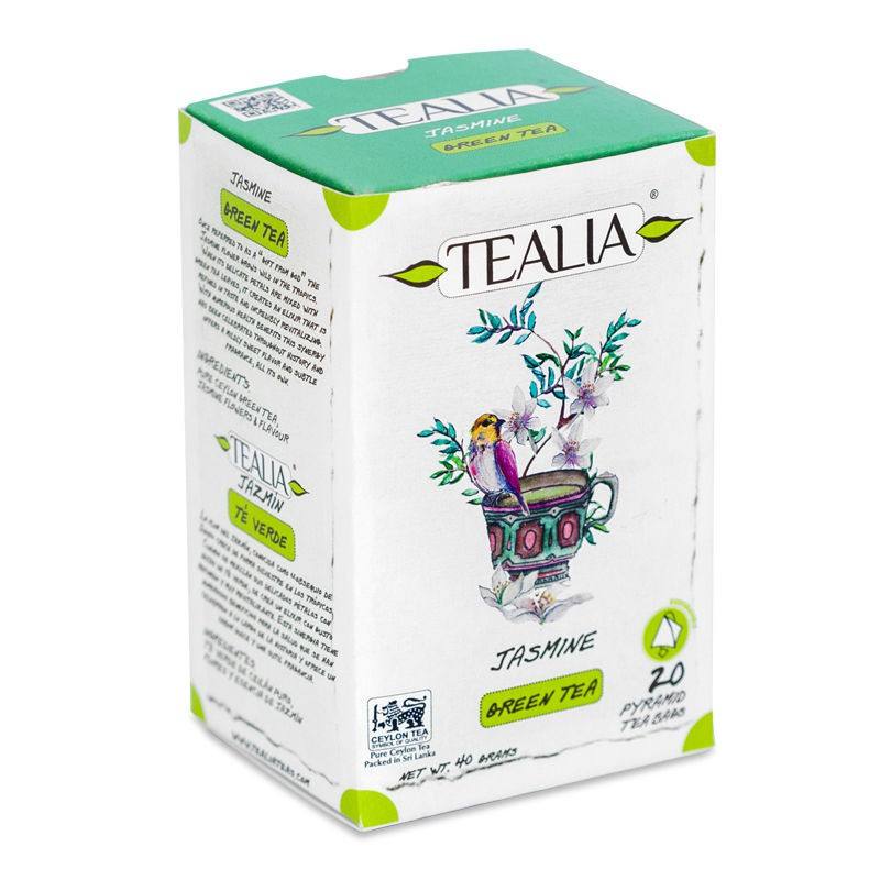 Jasmine 20 plicuri piramida, 2g Ceaiuri imagine noua