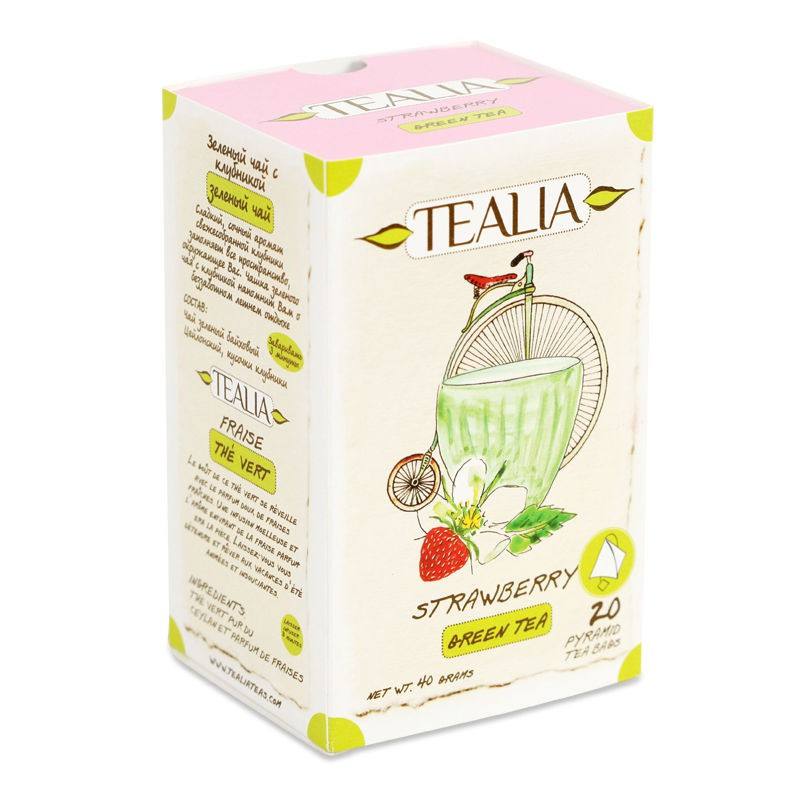 Strawberry 20 plicuri piramida, 2g Ceaiuri imagine noua