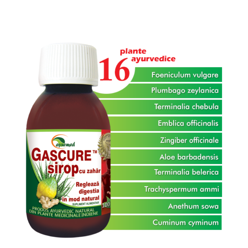 Gascure Sirop, 100 ml Digestie sanatoasa 2023-09-23