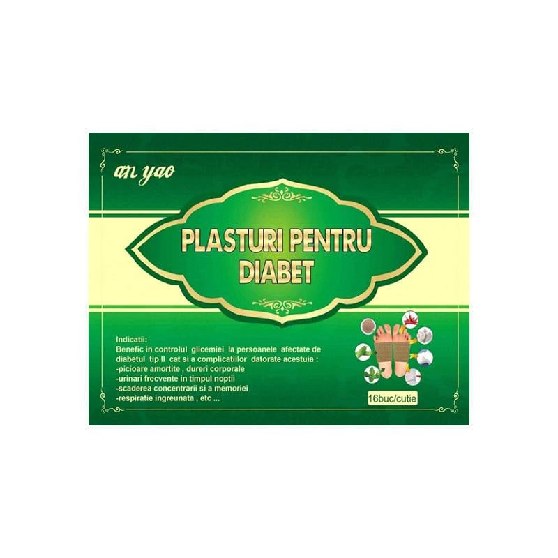 Plasturi pentru diabet NATURALIA DIET, 16 bucati Controlul diabetului 2023-09-22