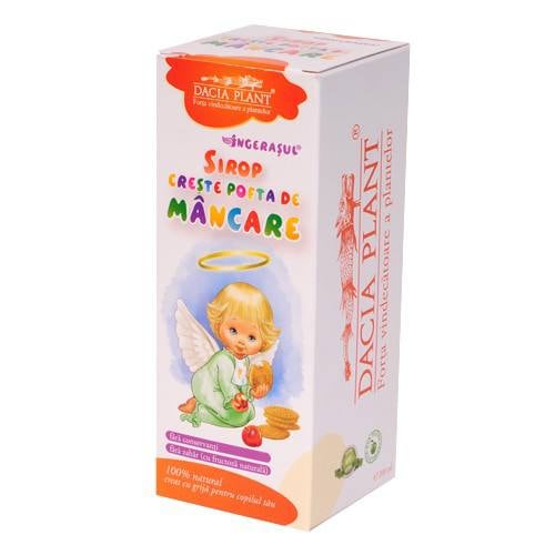 Ingerasul Creste pofta de mancare sirop, 200ml, Dacia Plant