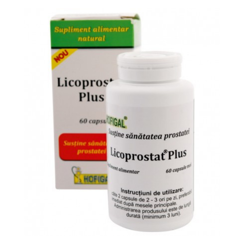 HOFIGAL Licoprostat plus, 60 capsule moi Genito-urinar 2023-10-03
