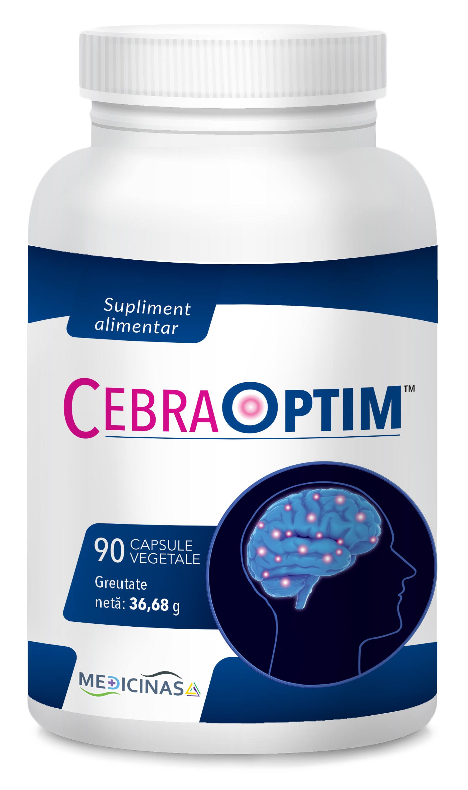 Cebraoptim, 90 capsule, Medicinas Activitate imagine 2022