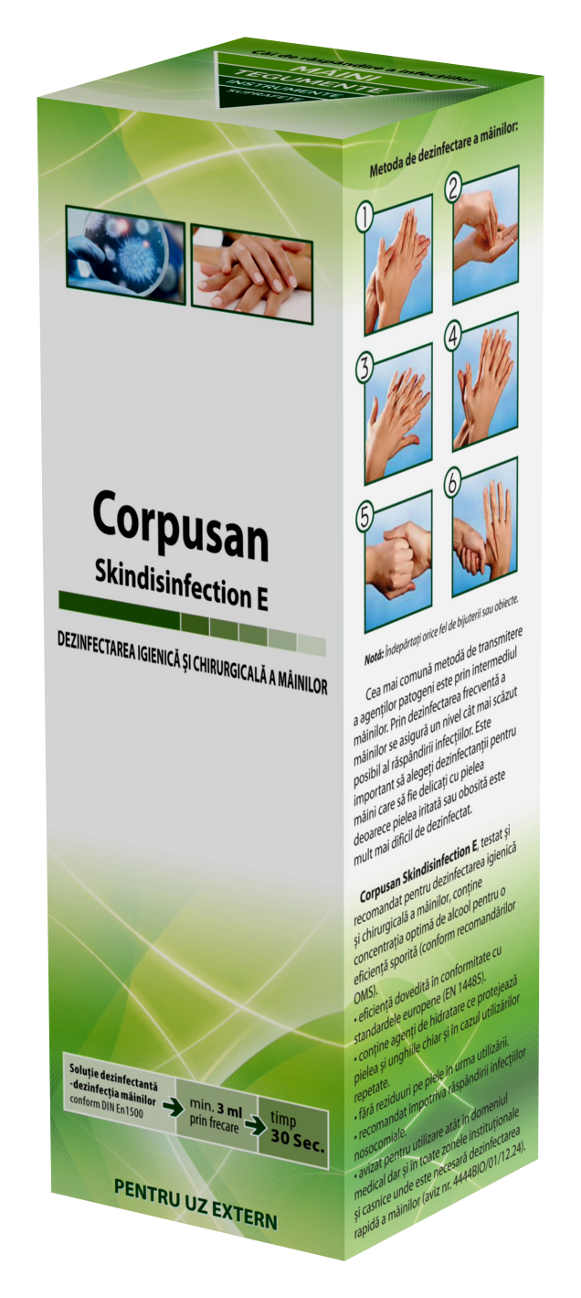 CORPUSAN Skindisinfection dezinfectant pentru maini, 100 ml 100 imagine noua